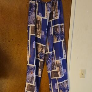 Stylish Blue Graphic Men's Pants